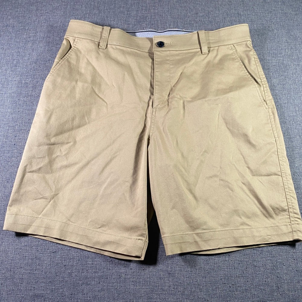 Nike Dri-FIT Mens Golf Shorts Size 33 Khaki Chino Casual Activewear - Picture 2 of 9